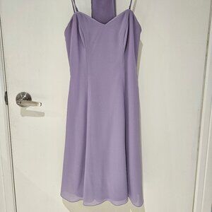 Dessy strapless bridesmaid dress